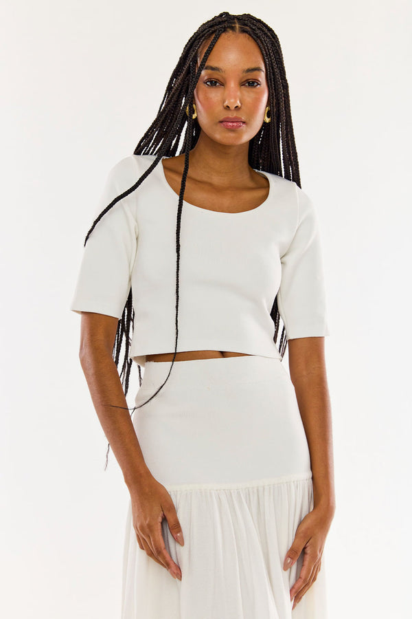 Top Tricot Mariah Off White