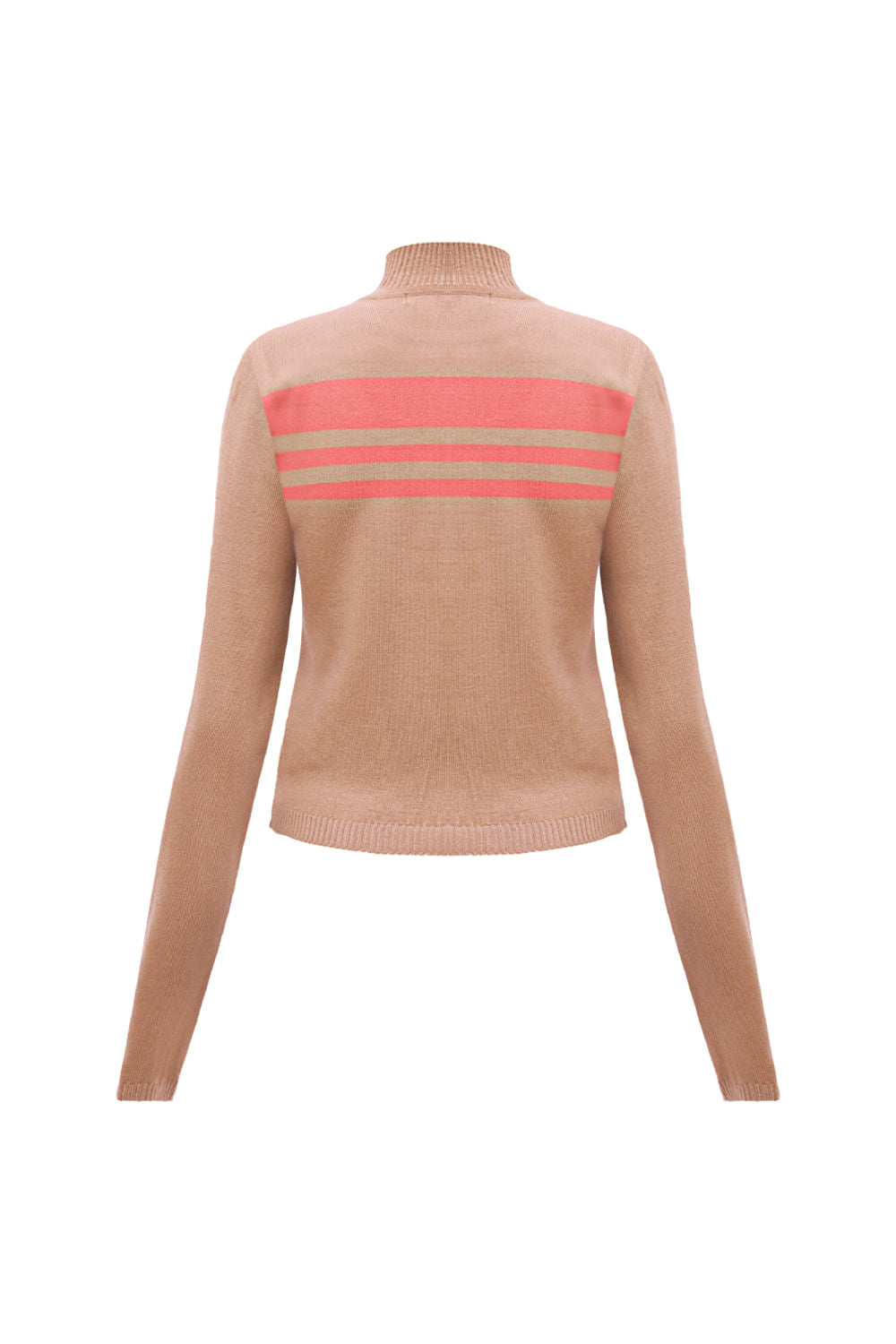 Blusa Tricot Rebeca Bege Perolado