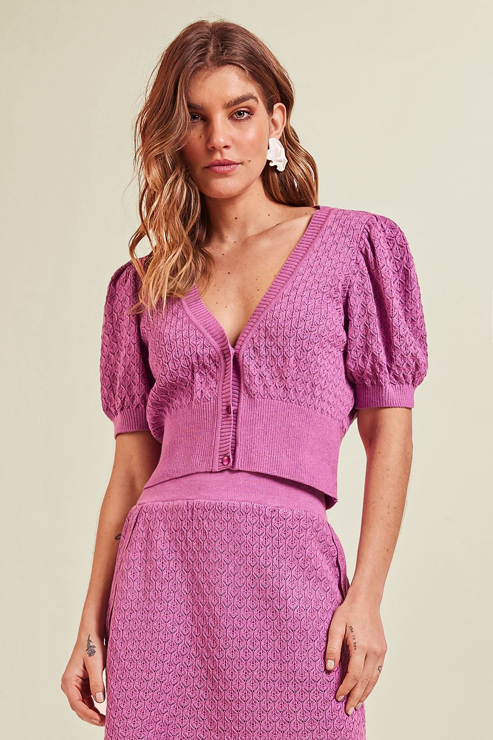 Blusa Tricot Silvia Violet