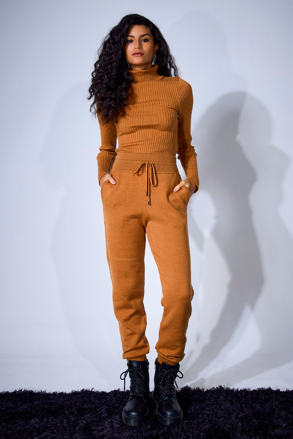 Blusa Tricot Skin Mascavo