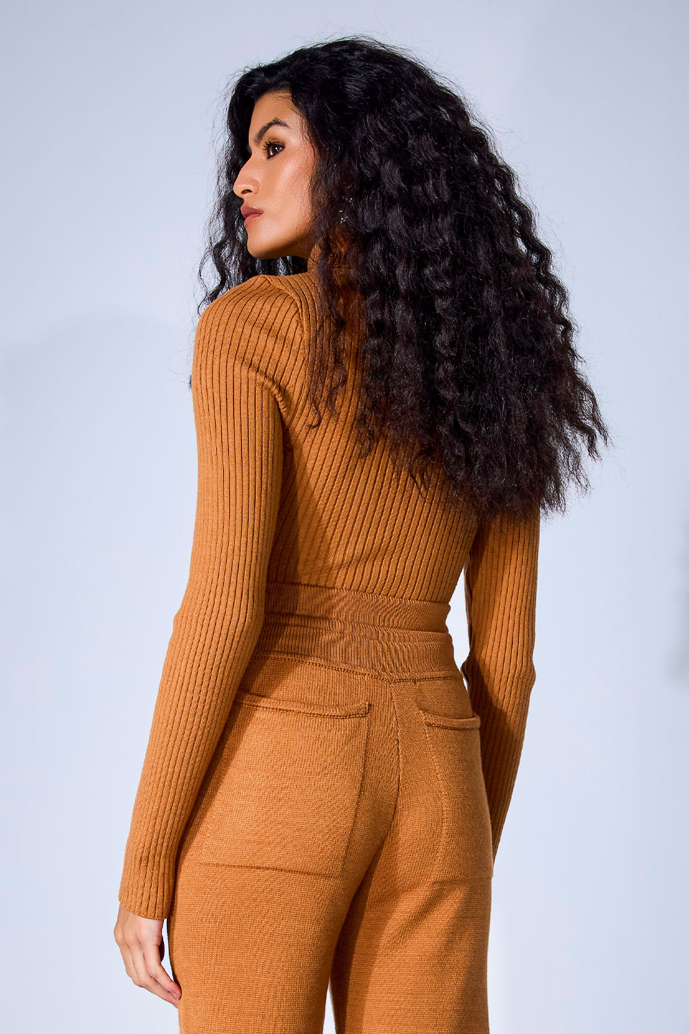 Blusa Tricot Skin Mascavo