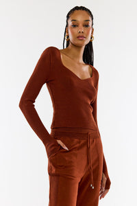 Blusa Tricot Sofia Caramelo Desert