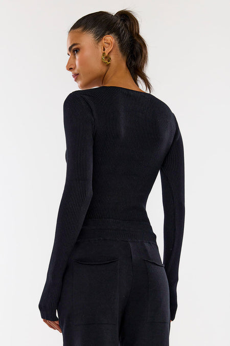 Blusa Tricot Sofia Preto