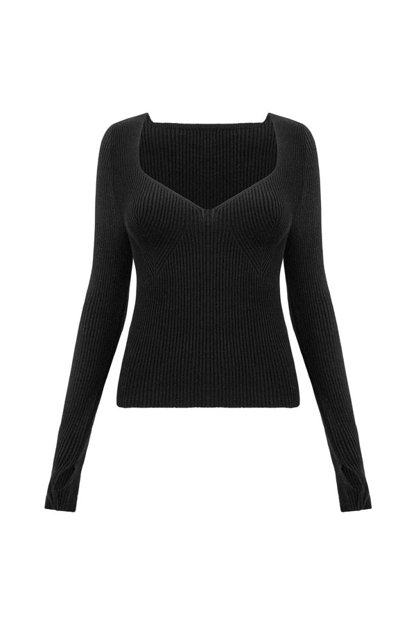Blusa Tricot Sofia Preto