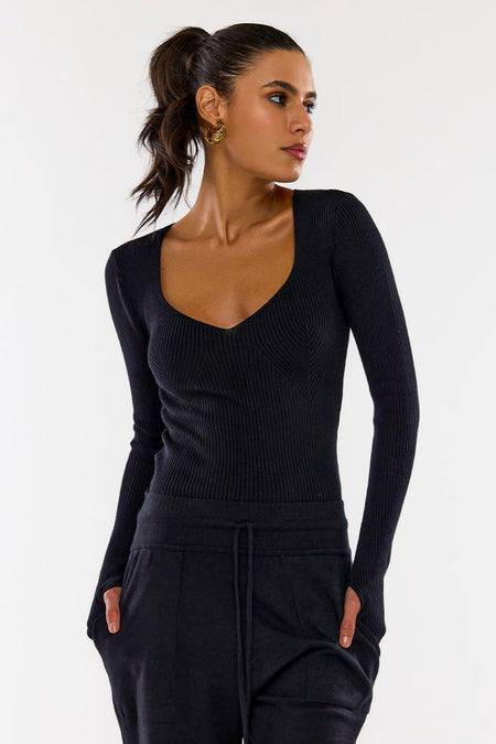 Blusa Tricot Sofia Preto