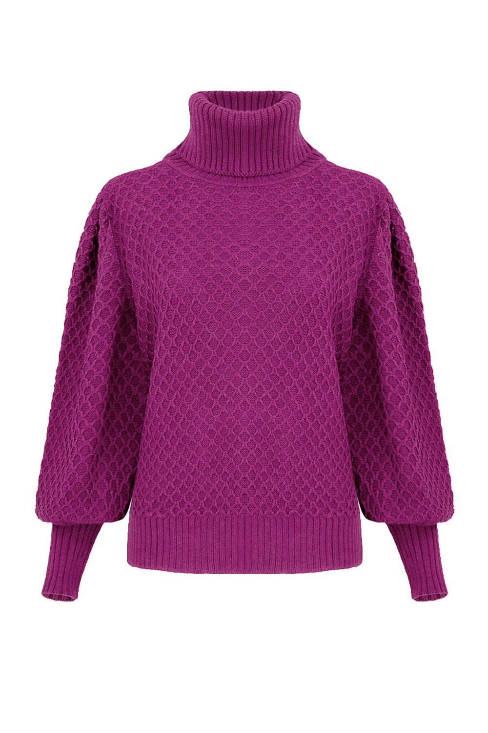 Blusa Tricot Suzy Roxo Imperial