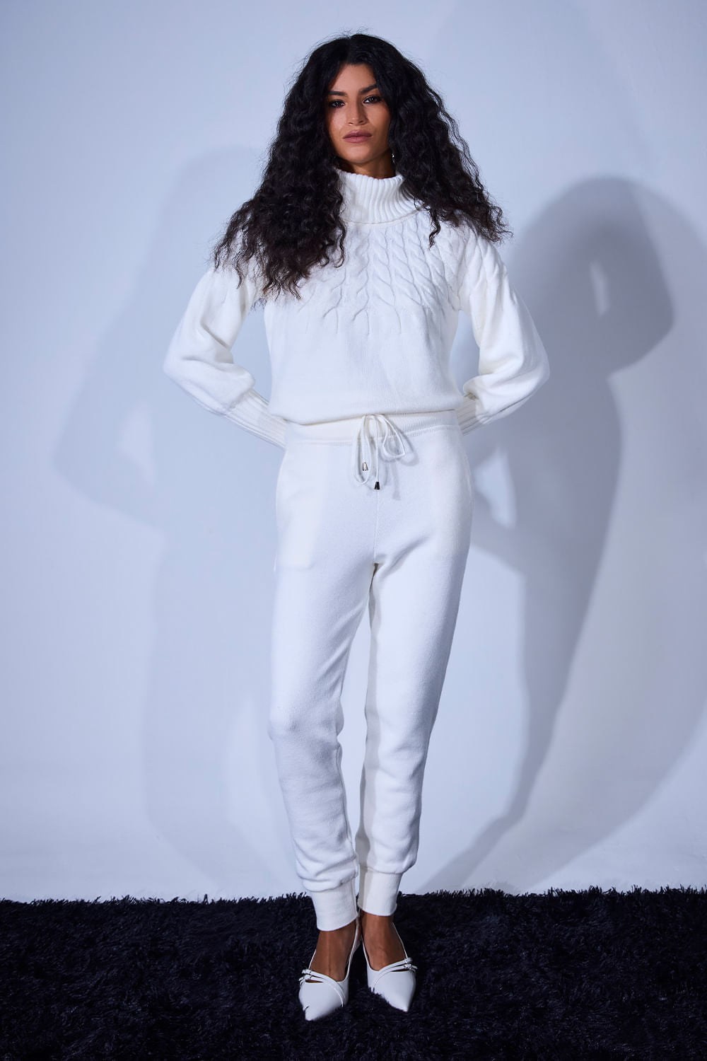 Calça Tricot Morgana Milk