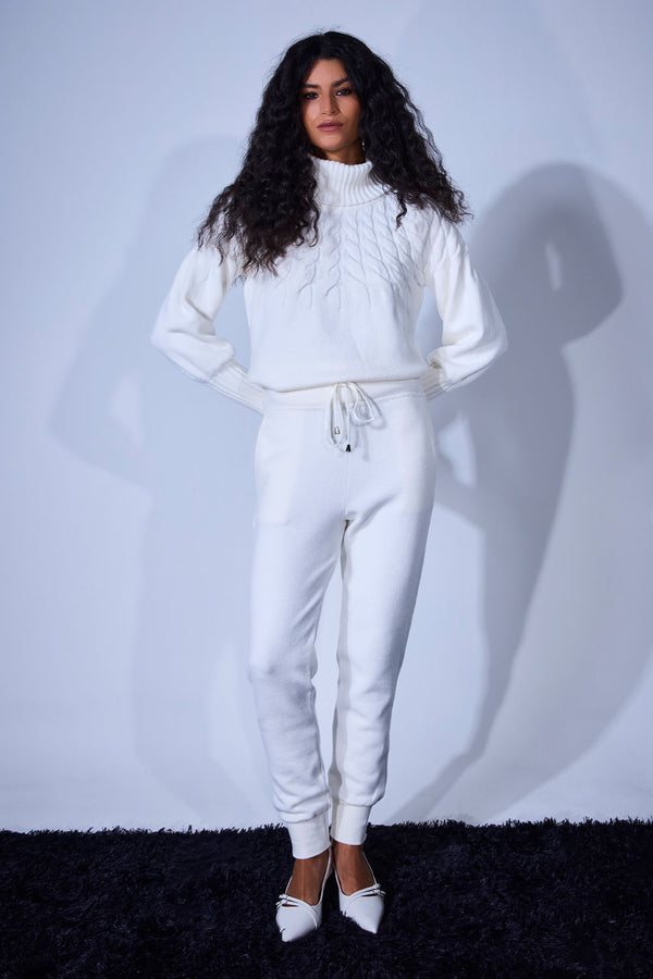Calça Tricot Morgana Milk