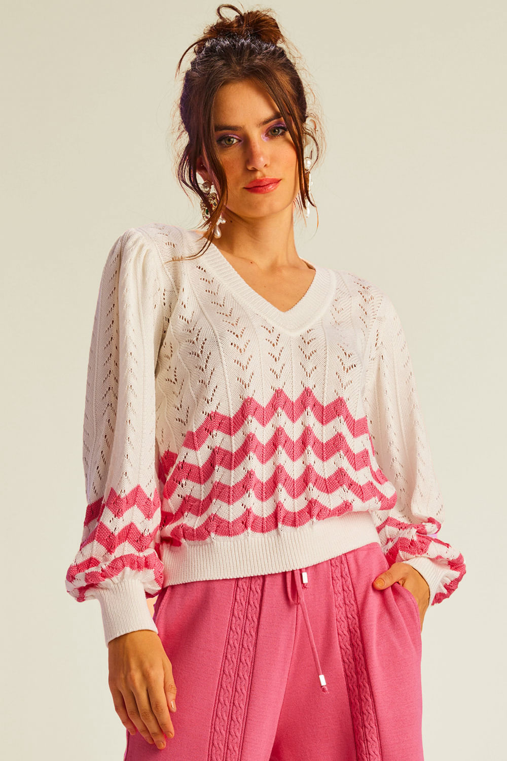 Blusa Tricot Vanda Off White