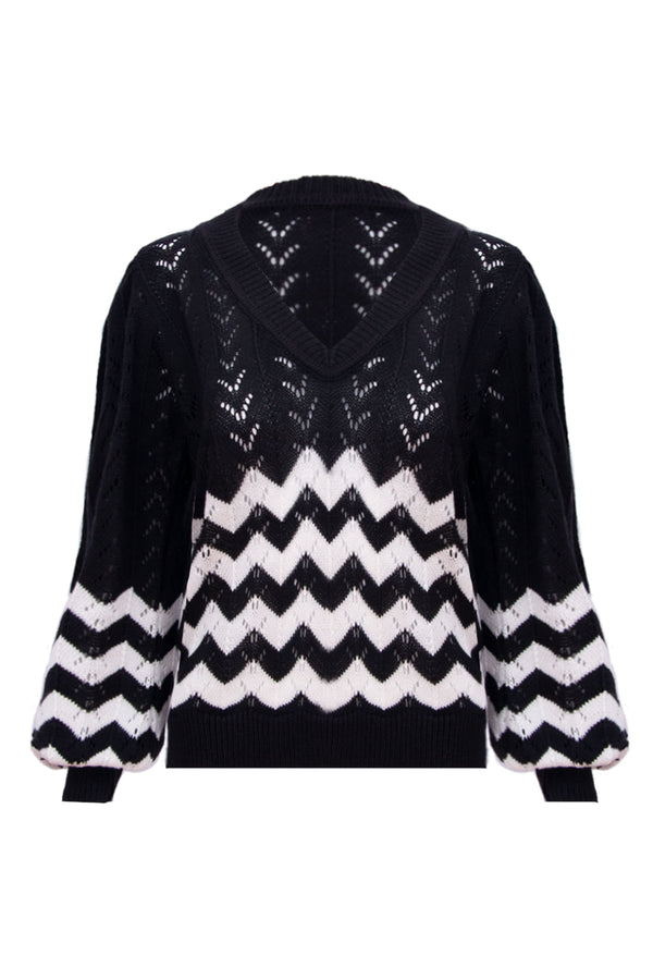 Blusa Tricot Vanda Preto