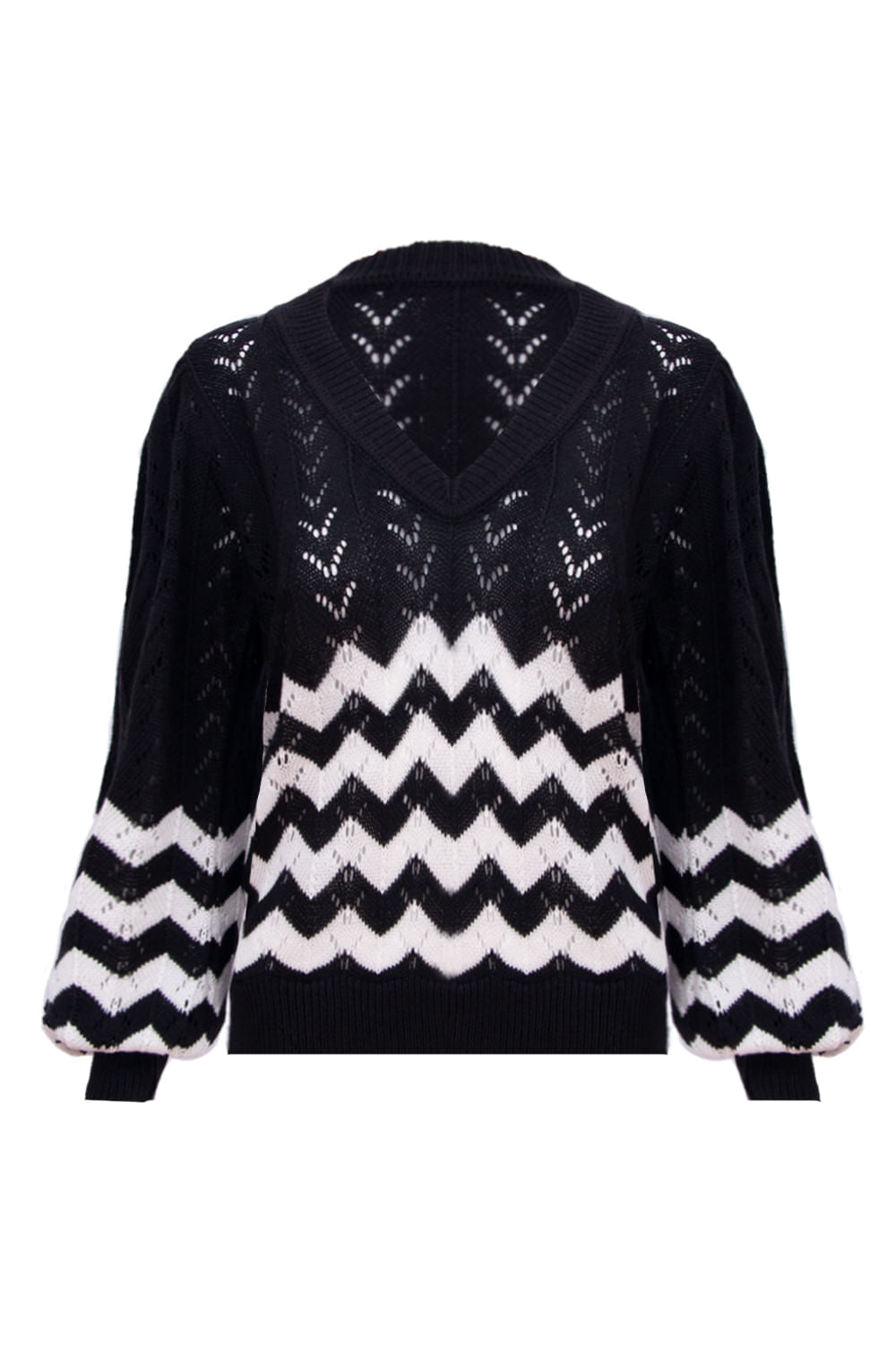 Blusa Tricot Vanda Preto