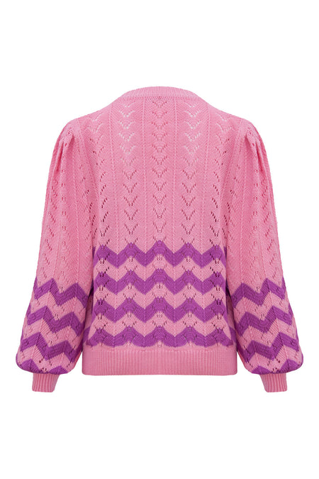 Blusa Tricot Vanda Rosa Claro