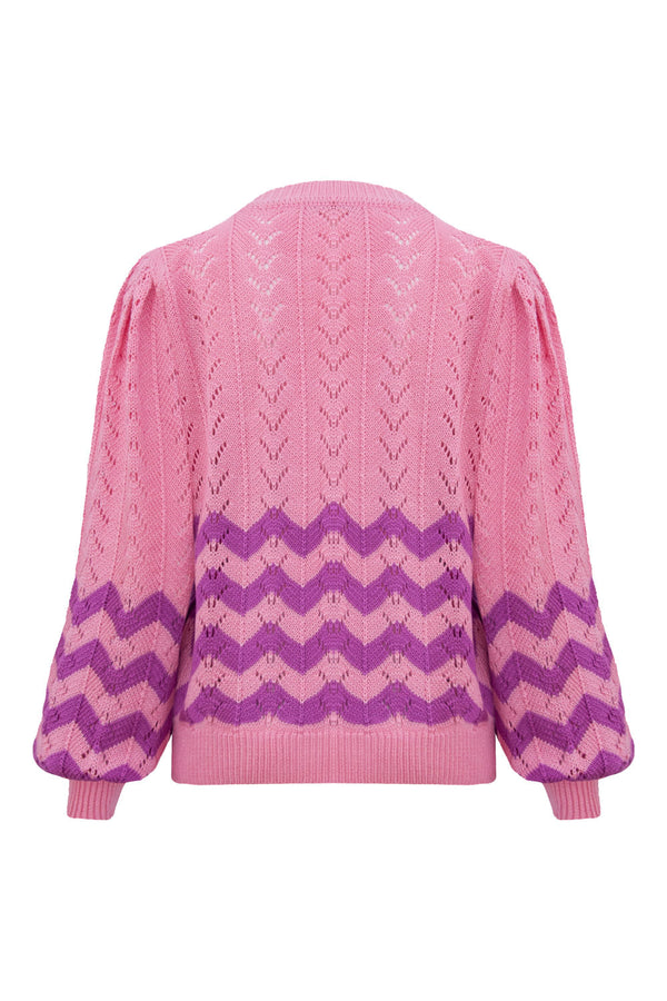 Blusa Tricot Vanda Rosa Claro