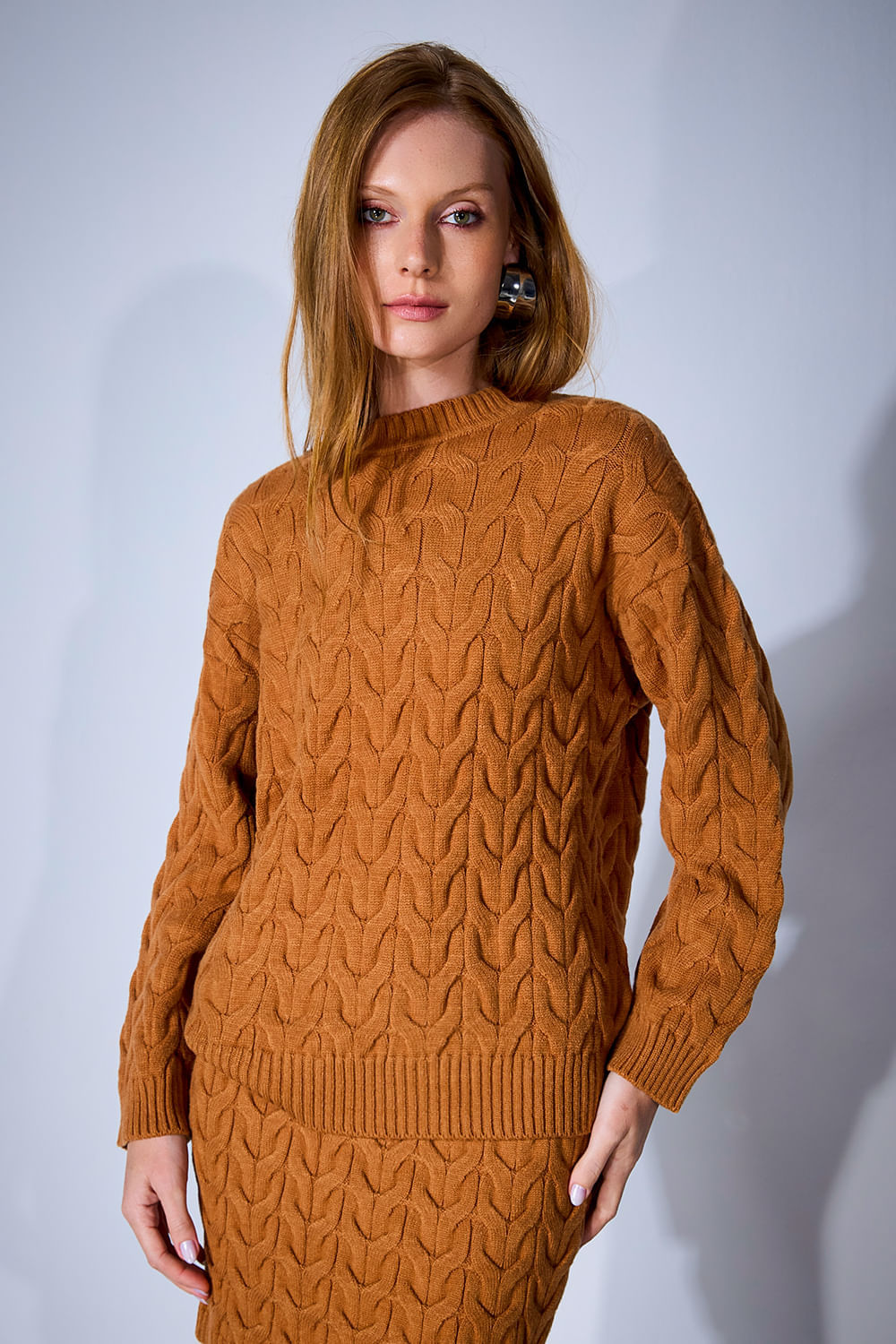 Blusa Tricot Vitoria Mascavo