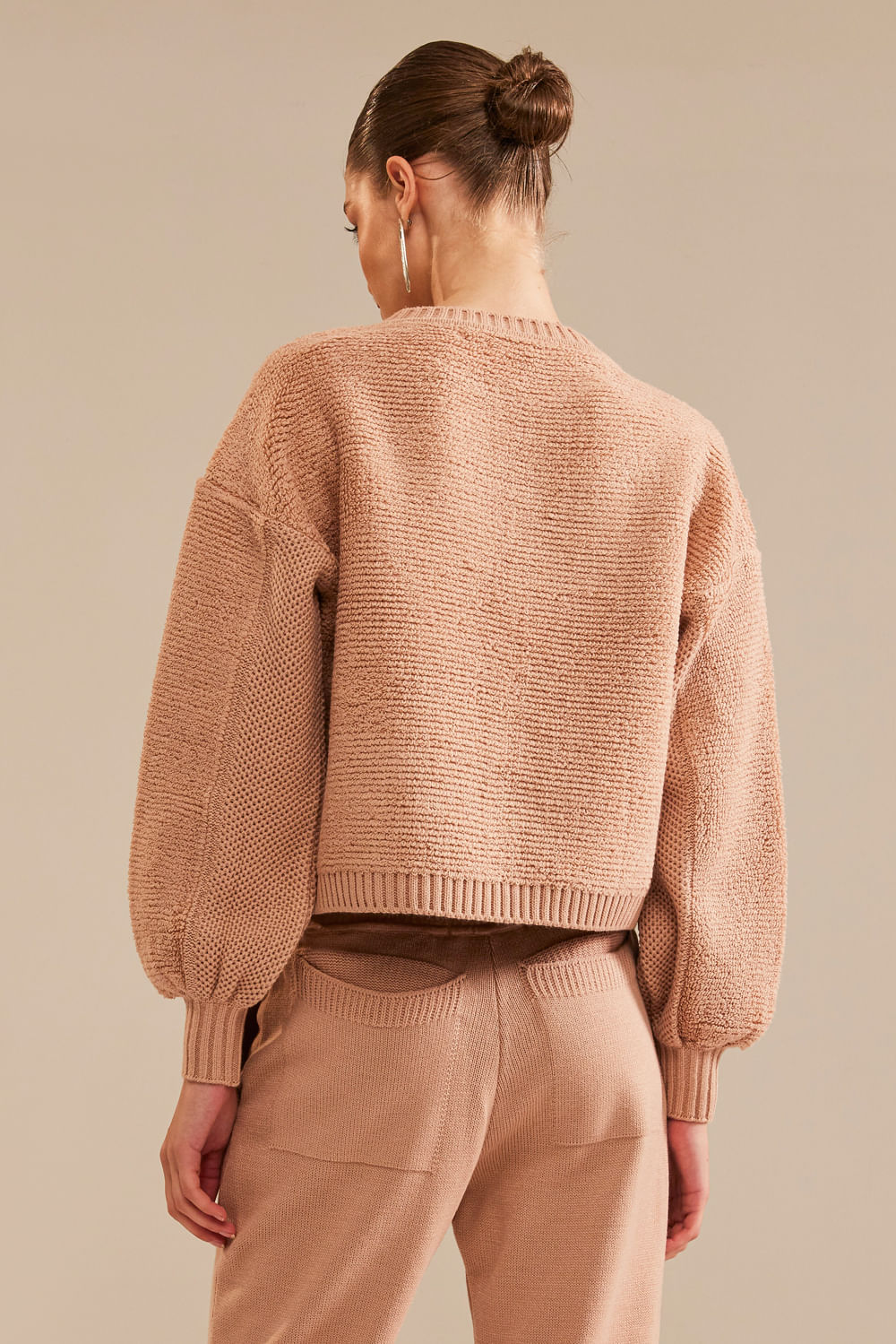 Blusa Tricot Yve Bege Macchiato