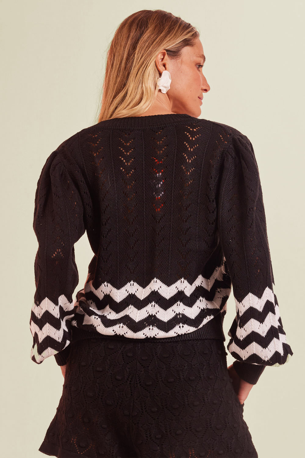Blusa Tricot Vanda Preto