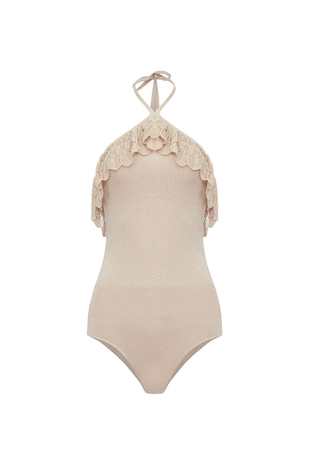 Body Tricot Tropical Bege Creamy