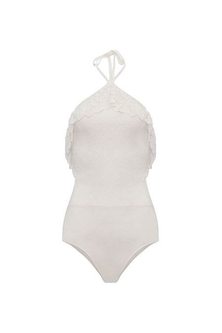 Body Tricot Tropical Off White