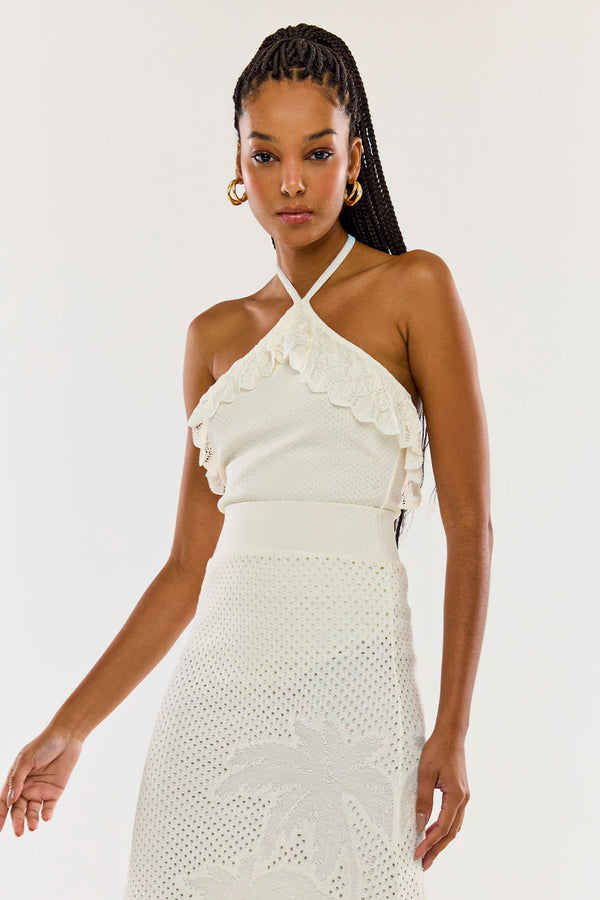 Body Tricot Tropical Off White