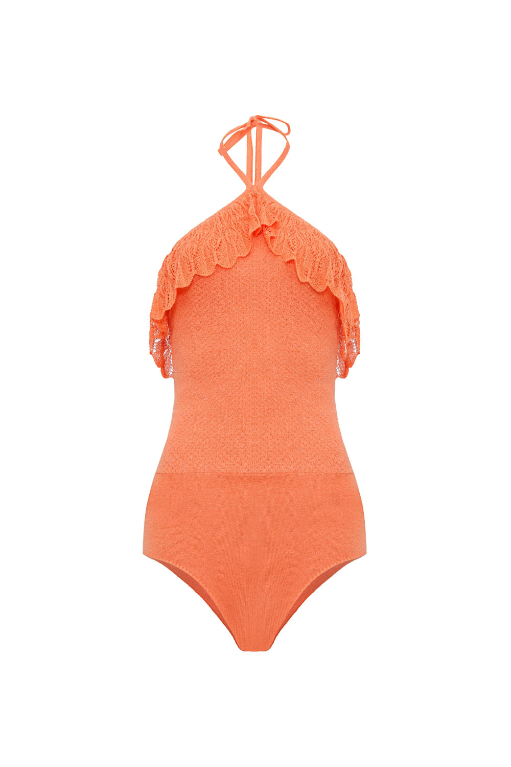 Body Tricot Tropical Tangerina