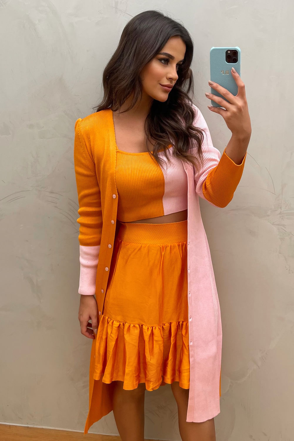 Saia Tricot Curta Alegra Mango