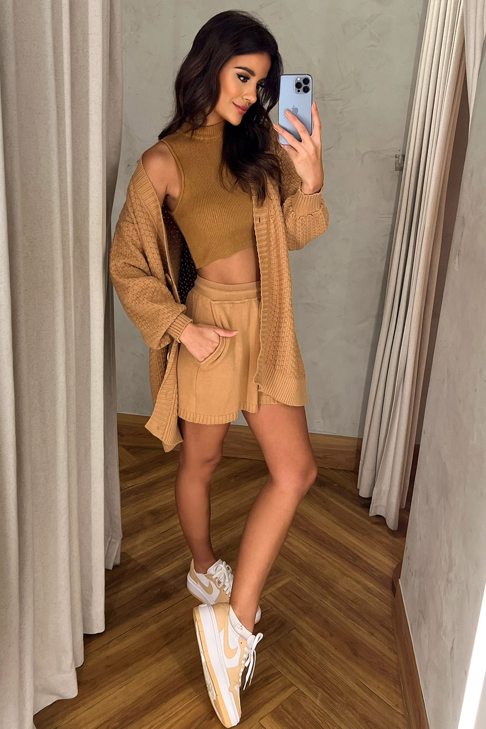 Top Tricot Vicky Caramelo
