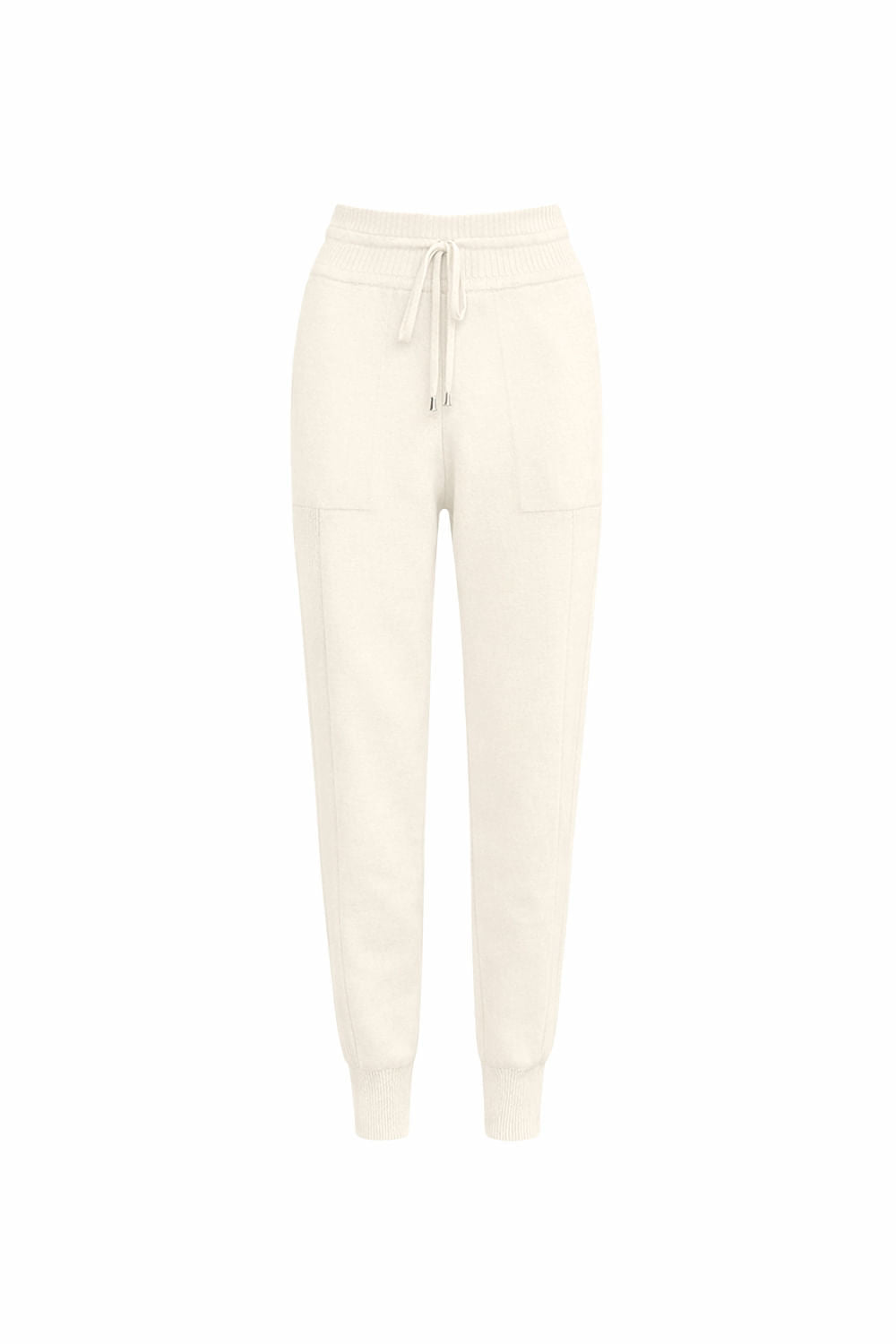 Calça Tricot Bia Jogger Branco Marfim