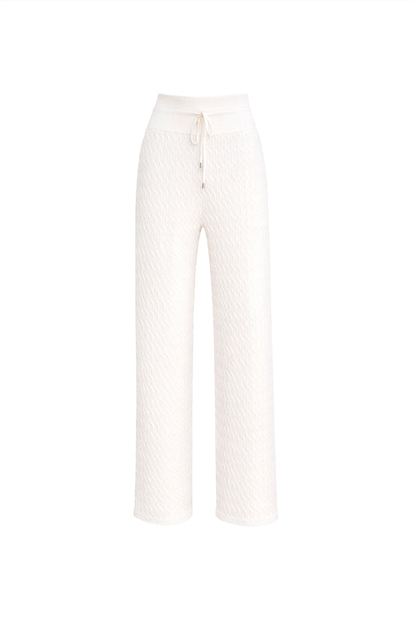 Calça Tricot Ana Off White