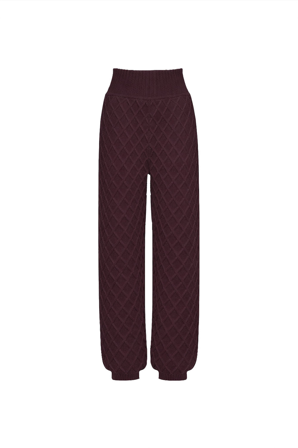 Calça Tricot Eva Dark Brown