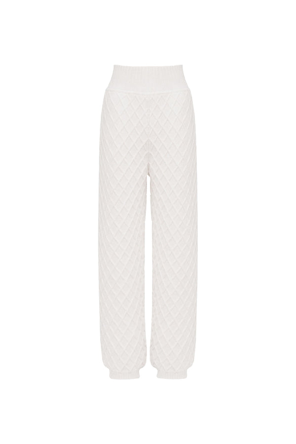 Calça Tricot Eva Off White