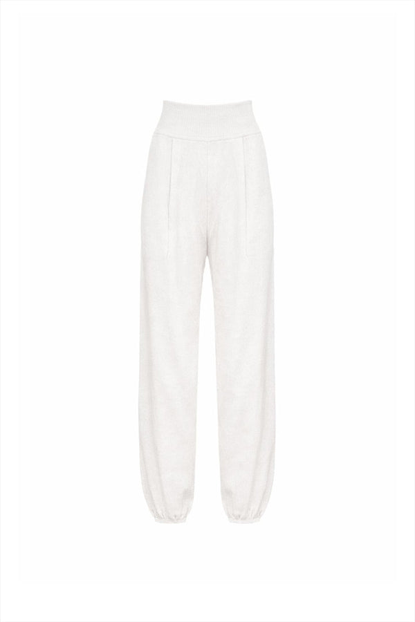 Calça Tricot Giovana Off White