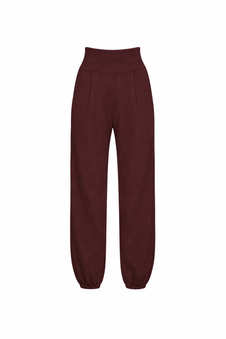 Calça Tricot Giovana Vinho