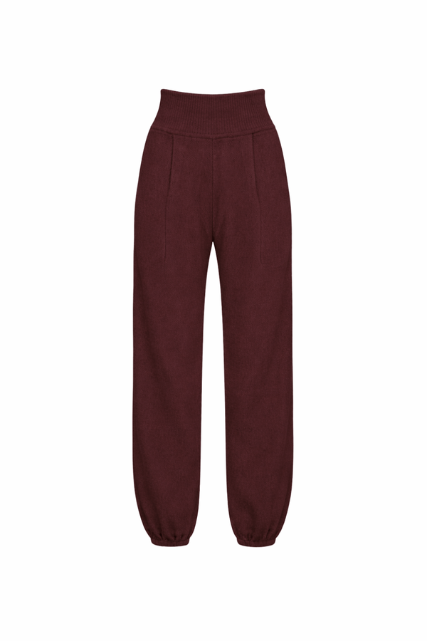Calça Tricot Giovana Vinho