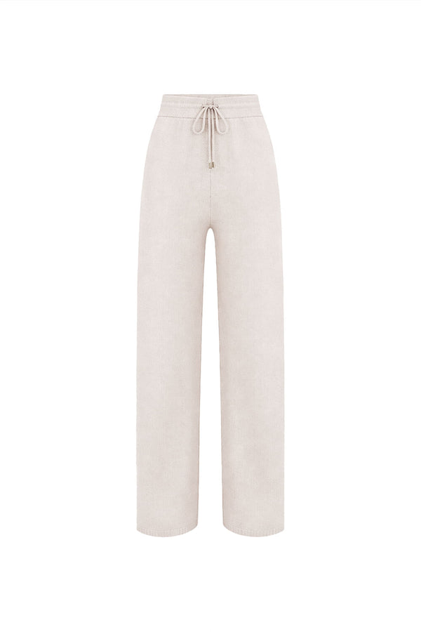 Calça Tricot Leda Bege Areia
