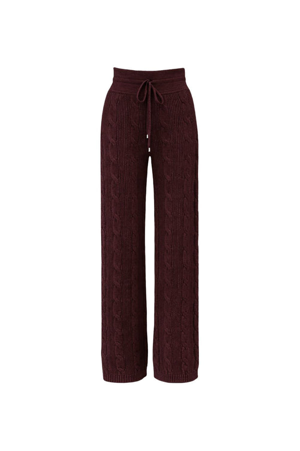 Calça Tricot Leila Dark Brown