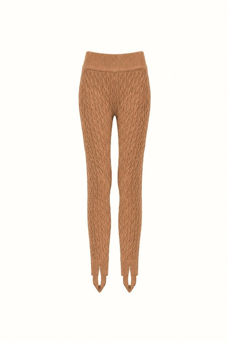 Calça Tricot Nani Amêndoa