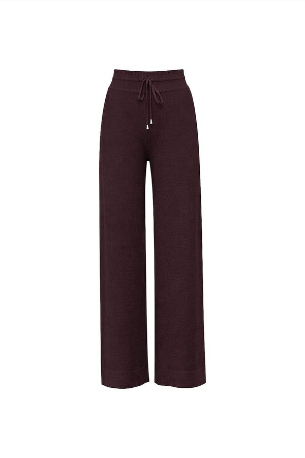 Calça Tricot Nivea Ski Dark Brown