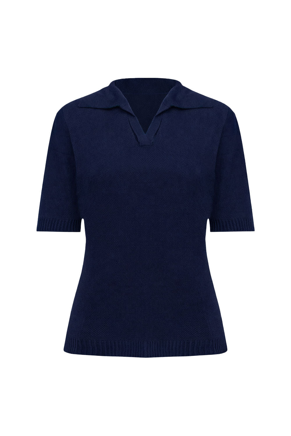 Camisa Tricot Leda Marinho