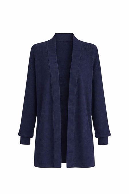 Casaco Tricot Carina Azul Marinho