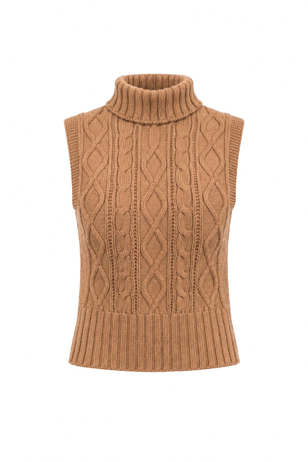 Colete Tricot Rose Amêndoa