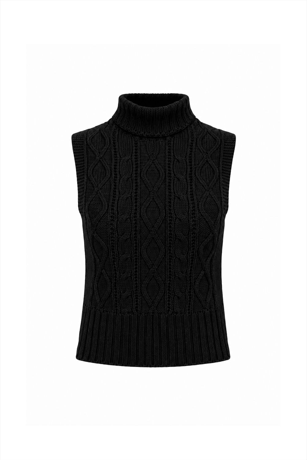 Colete Tricot Rose Preto
