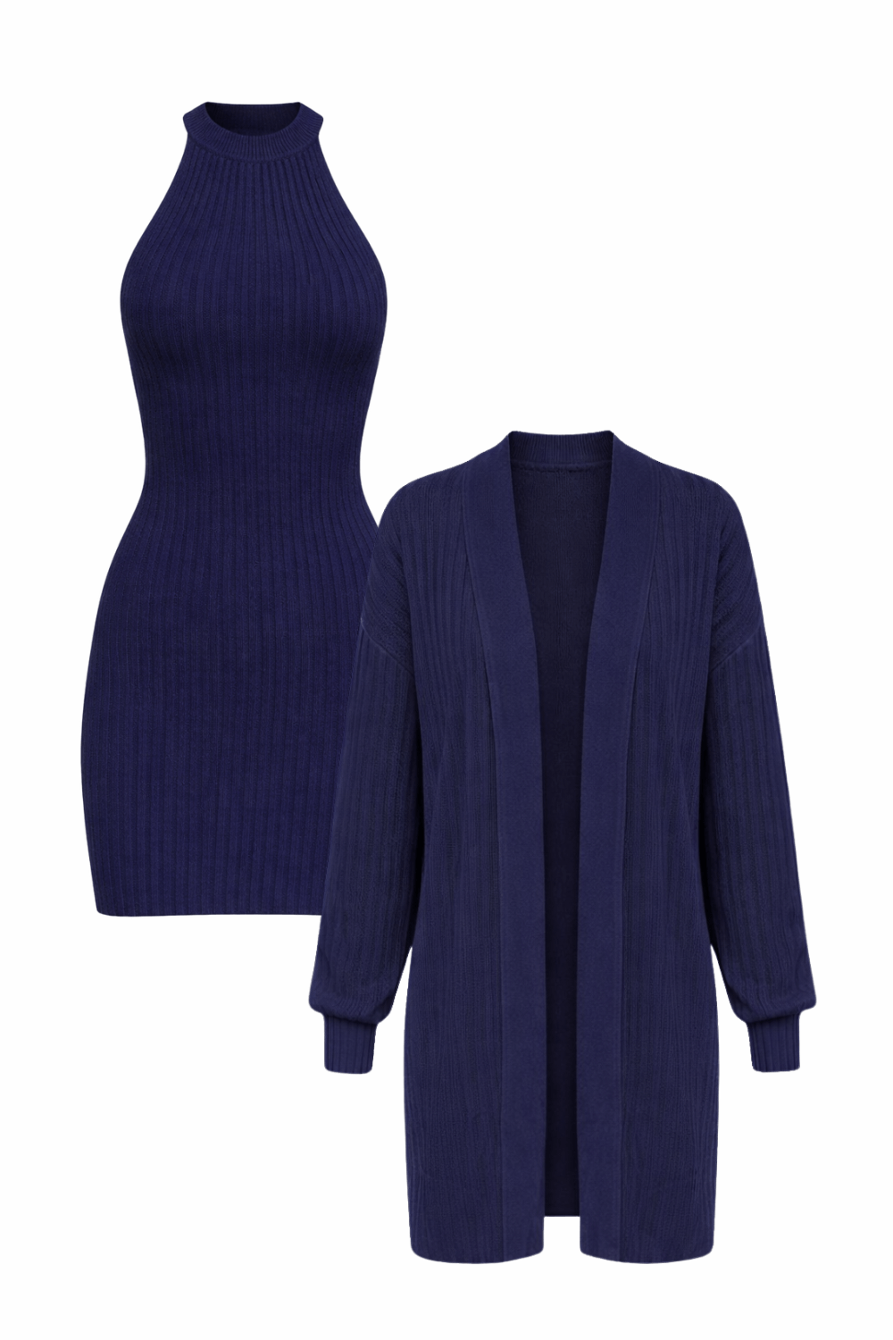 Conjunto Tricot Cleo Azul Marinho