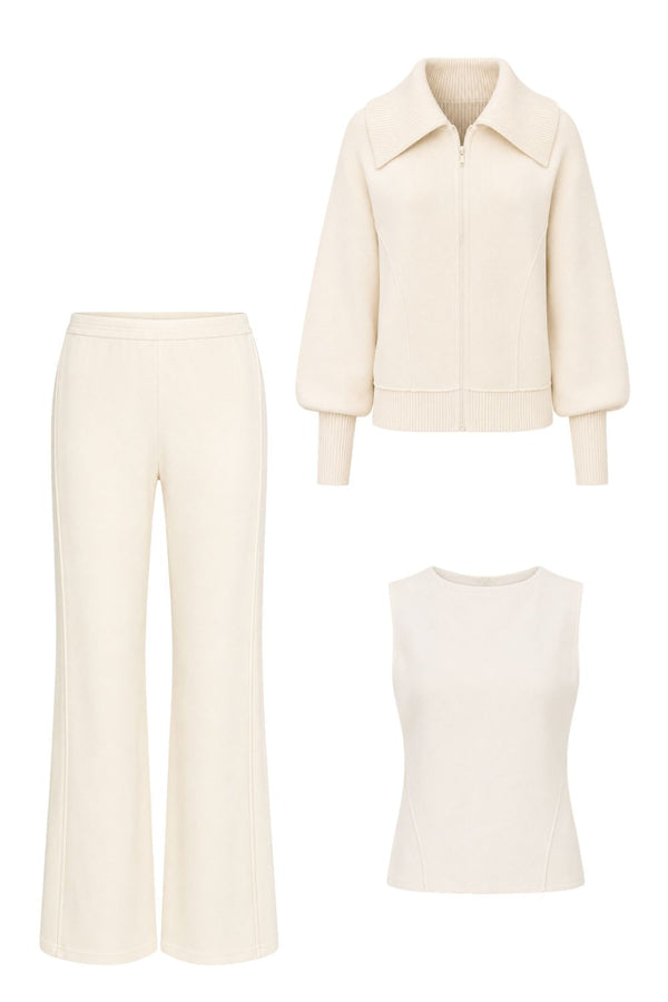 Conjunto Tricot Cora Off White