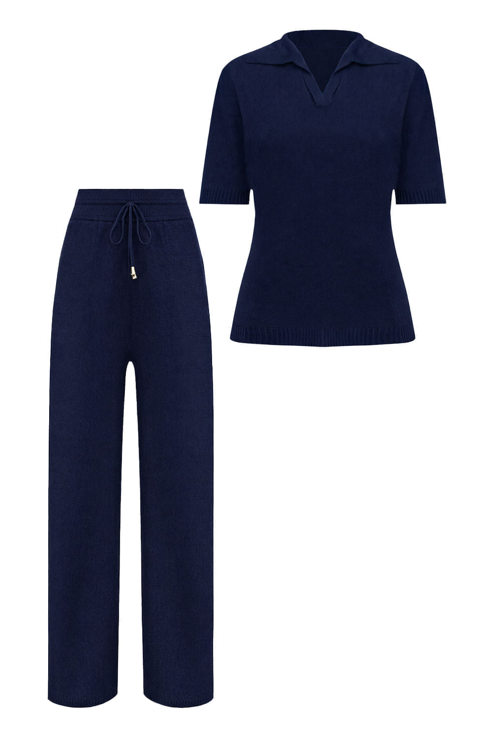 Conjunto Tricot Leda Marinho