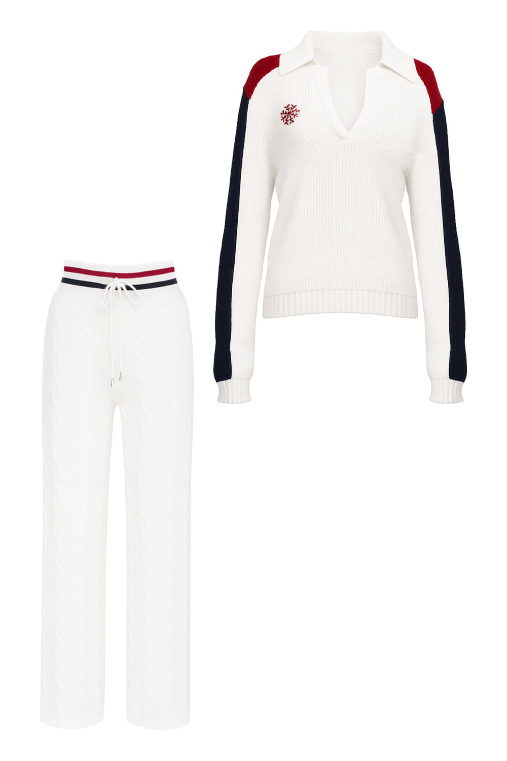 Conjunto Tricot Mara Off White