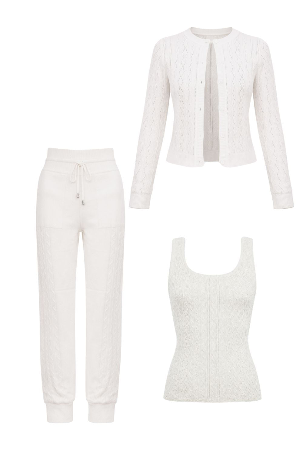 Conjunto Tricot New Amelie Off White