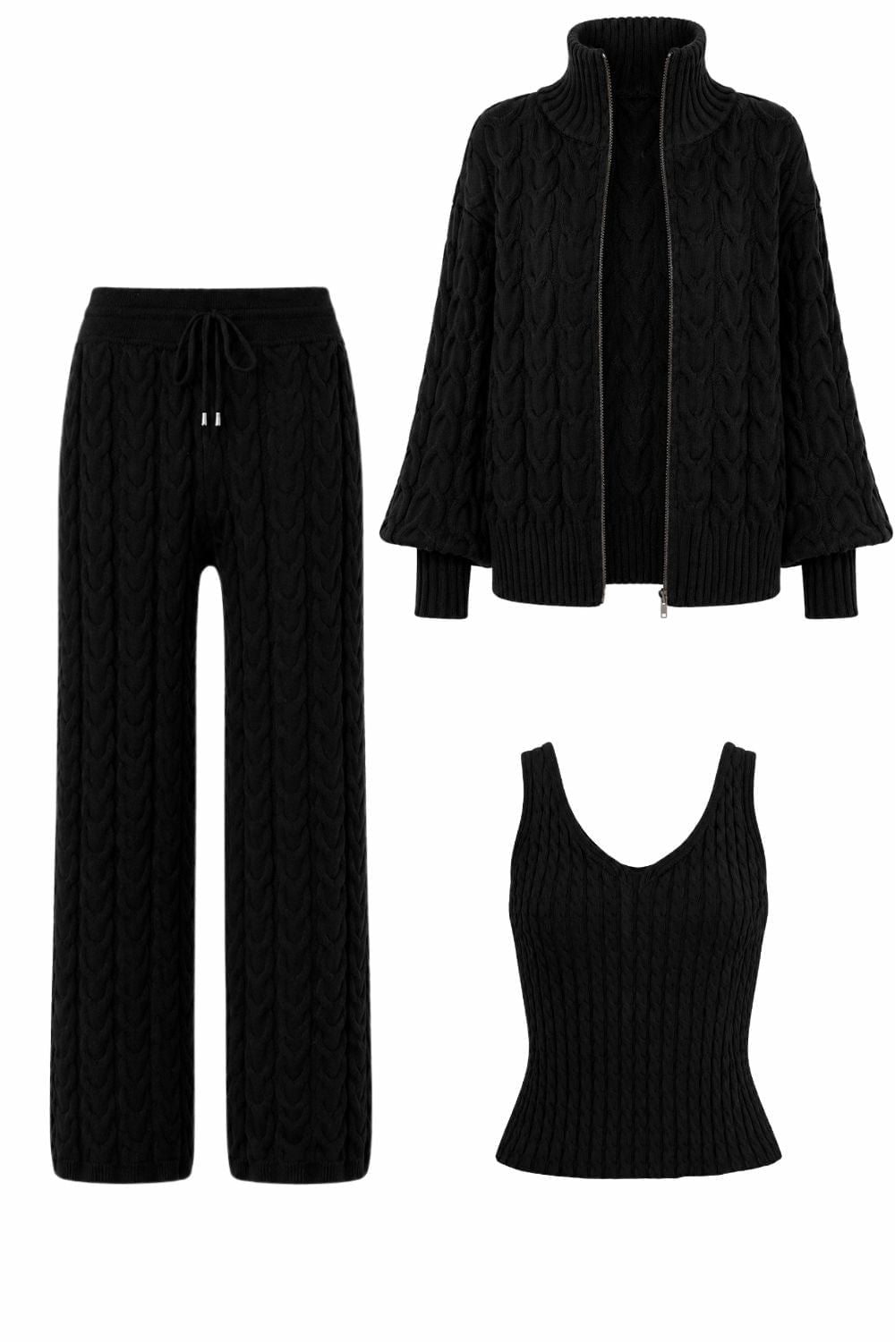 Conjunto Tricot Roberta Preto