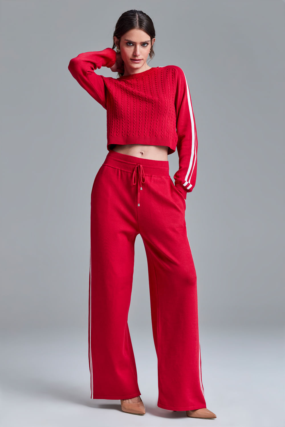 Calça Lara Fio Soft Vermelho