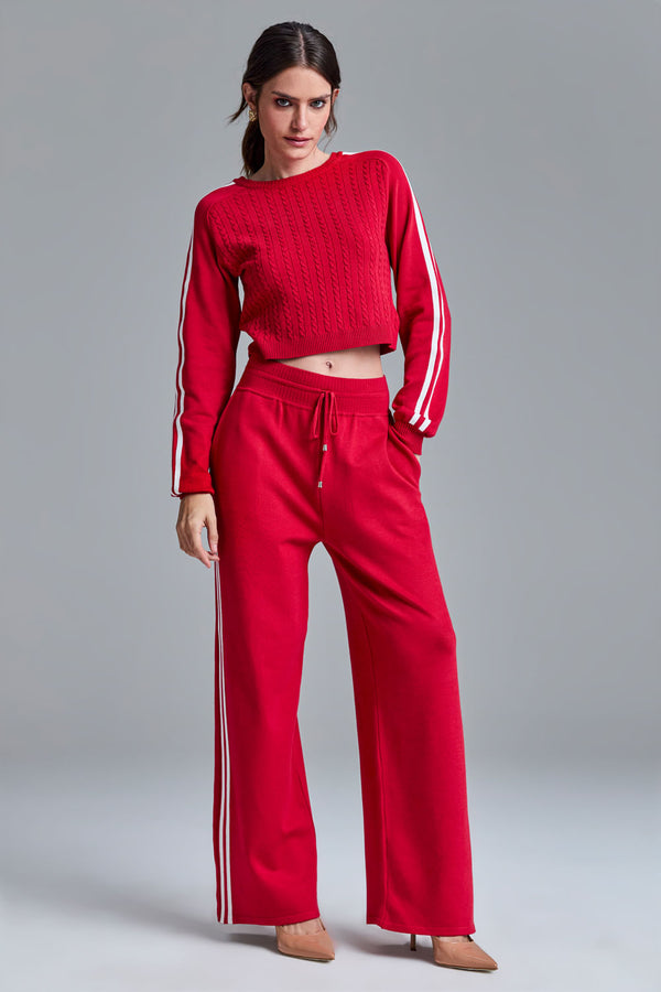 Calça Lara Fio Soft Vermelho