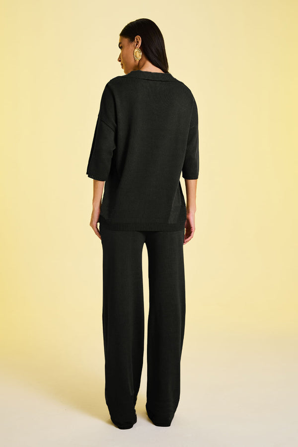 Conjunto Tricot Leda Preto